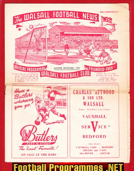 Walsall v QPR 1957