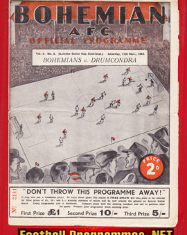 Bohemian v Drumcondra 1943 – Leinster Semi Final Ireland