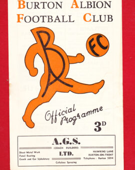 Burton Albion v Hednesford 1955