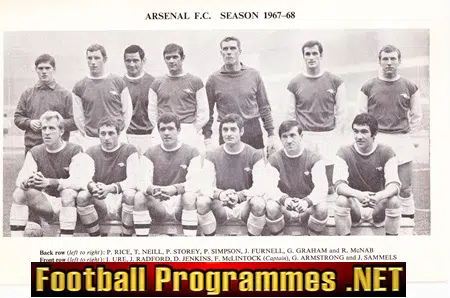 Arsenal v Leeds United 1968 - League Cup Final