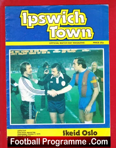 Ipswich Town v Skeid Oslo 1979 - UEFA Cup