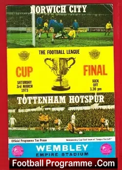 Norwich City v Tottenham 1973 – Football League Cup Final