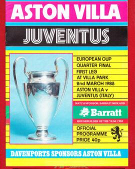 Aston Villa v Juventus 1983 – Football Match European Cup