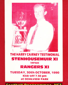 Harry Cairney Testimonial Benefit Match Stenhousemuir 1990