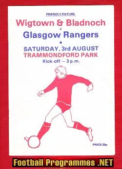 Wigtown Bladnoch v Glasgow Rangers 1985 - Trammondford Park