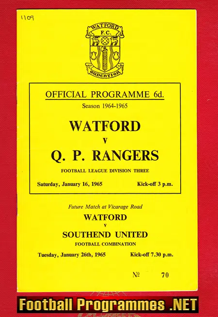 Watford v QPR 1965