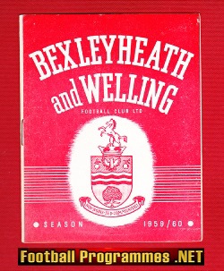 Bexleyheath Welling v Margate 1959 – Reserves Match