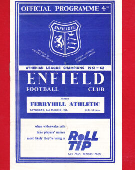 Enfield v Ferryhill Athletic 1963
