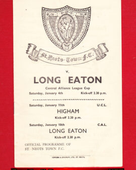 St Neots Town v Long Eaton 1950s