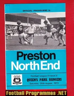 Preston North End v QPR 1972