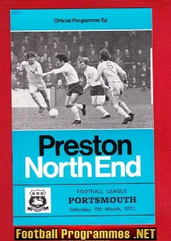 Preston North End v Portsmouth 1972