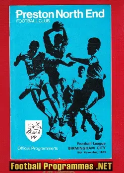 Preston North End v Birmingham City 1969