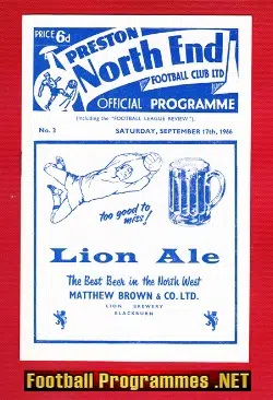 Preston North End v Birmingham City 1966