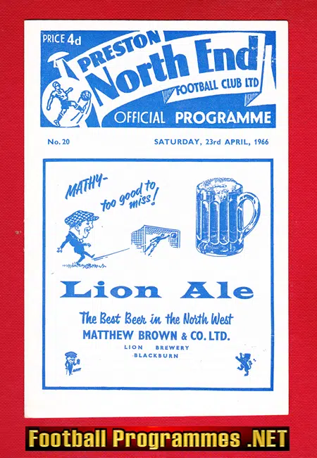 Preston North End v Southampton 1966