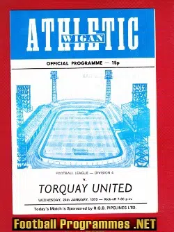 Wigan Athletic v Torquay United 1979