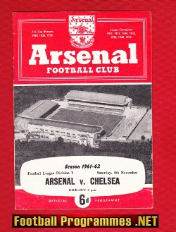 Arsenal v Chelsea 1961