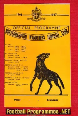 Wolves Wolverhampton v Everton 1967