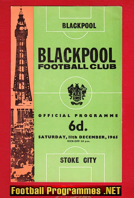 Blackpool v Stoke City 1965