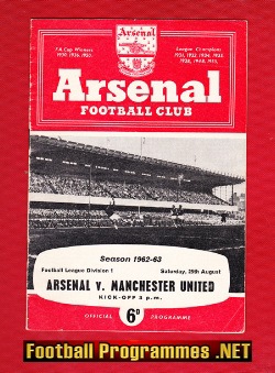 Arsenal v Manchester United 1962