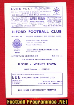 Ilford v Witney Town 1969 – FA Amateur Cup