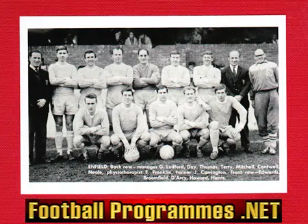 Enfield Football Club Team Picture 1964 – 1965
