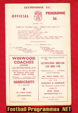 Leytonstone v Wycombe Wanderers 1958