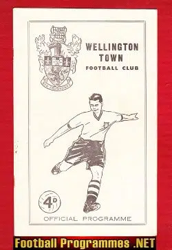 Wellington Town v Shrewsbury Town 1960 – Senior Cup Semi Final
