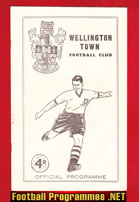 Wellington Town v Shrewsbury Town 1960 – Senior Cup Semi Final