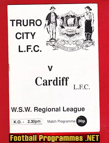 Truro City Ladies v Cardiff 1993 - Womens Football