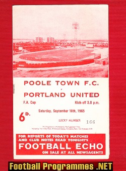 Poole Town v Portland United 1965 – FA Cup