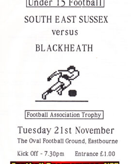 South East Sussex v Blackheath 1980s – Schoolboys Eastbourne
