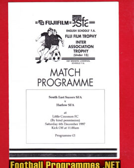 South East Sussex v Harlow 1997 – U15 Schoolboys Little Common