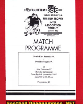 South East Sussex v Maidstone 1997 – U15 Schoolboy Little Common