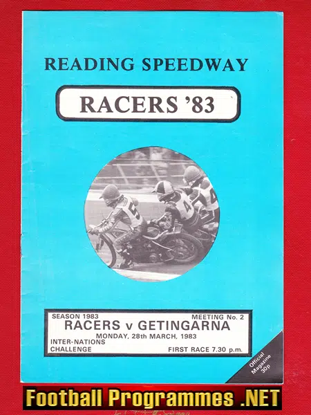 Reading Speedway v Getingarna 1983 - Sweden Team
