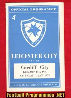 Leicester City v Cardiff City 1955