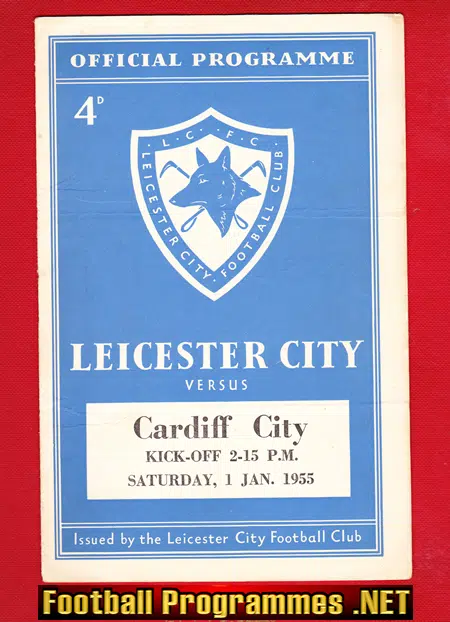 Leicester City v Cardiff City 1955