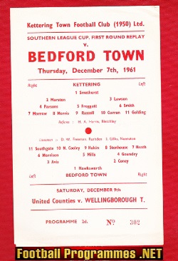 Kettering Town v Bedford Town 1961 – LC Replay