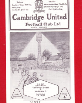 Cambridge United v Hitchin Town 1963 – FA Cup