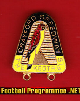 Crayford Kestrels Speedway Badge 1970s