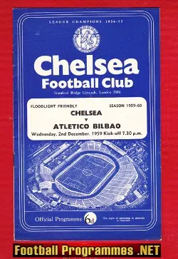 Chelsea v Atletico Bilbao 1959 – Friendly Game