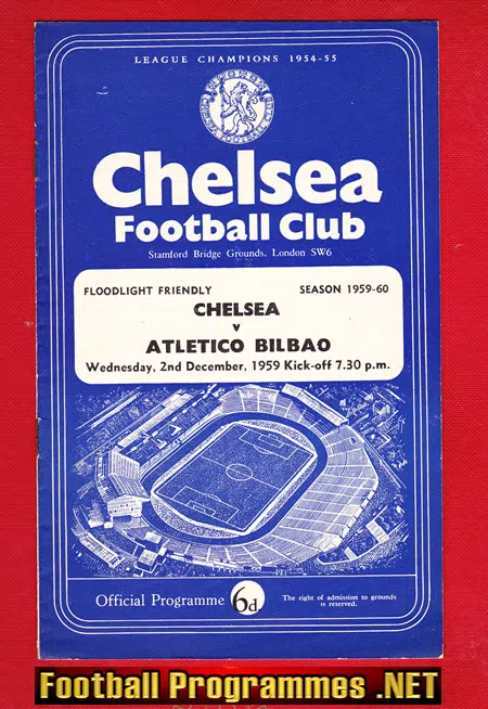 Chelsea v Atletico Bilbao 1959 – Friendly Game