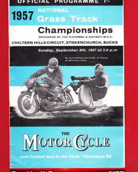 Chiltern Hills National Grass Track Championship 1957