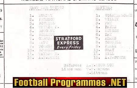 East Ham United v Enfield 1969 - London Senior Cup