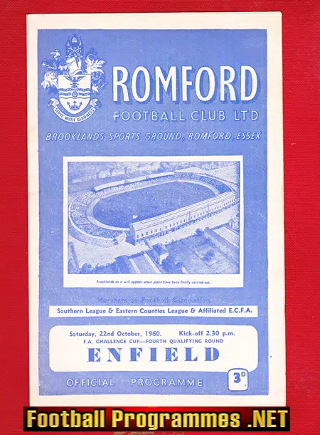 Romford v Enfield 1960 - FA Cup