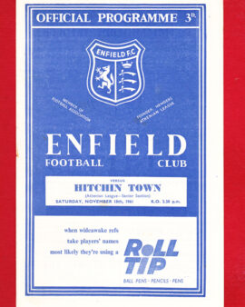 Enfield v Hitchin Town 1961