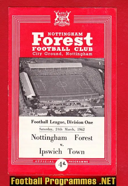 Nottingham Forest v Ipswich Town 1962 - Champs