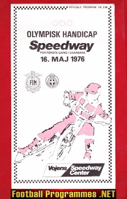 Denmark Speedway Olympisk Hadicap Danmark 1976