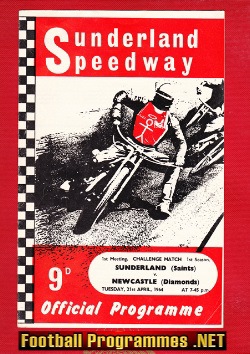 Sunderland Speedway v Newcastle 1964