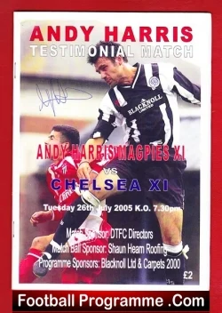 Andy Harris Testimonial Benefit Match Newcastle United 05 SIGNED