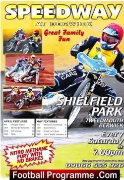Berwick Bandits Speedway Advertising Poster 1980s